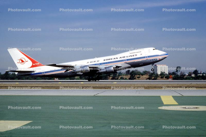 HL7442, Korean Air KAL, Boeing 747-230B, Flight 007, CF6, CF6-50E2