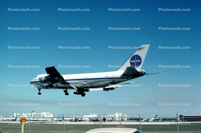 N658PA, Boeing 747-121, Pan American World Airways, 747-100 series, JT9D, JT9D-7A