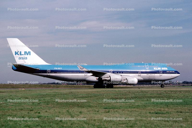 PH-BFF, Boeing 747-406, 747-400, KLM Airlines, CF6, CF6-80C2B1F