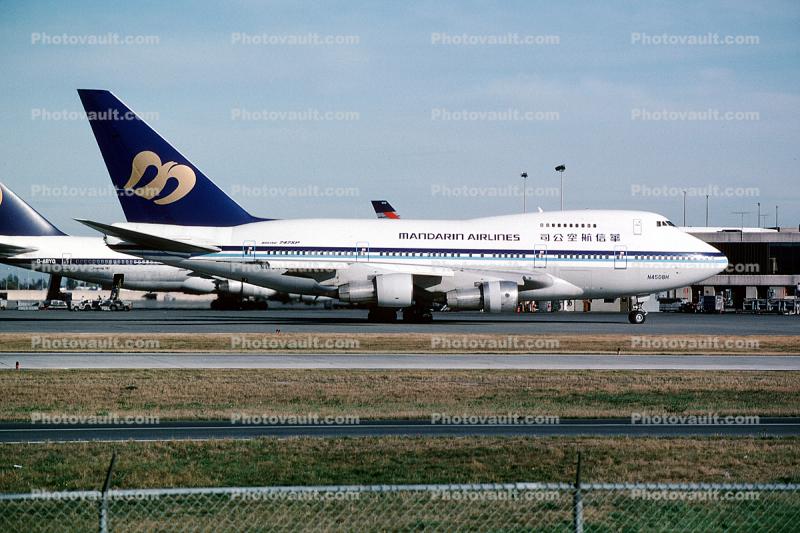 N4508H, Boeing 747-SP09, 747SP, Mandarin Airlines MDA, JT9D, JT9D-7A