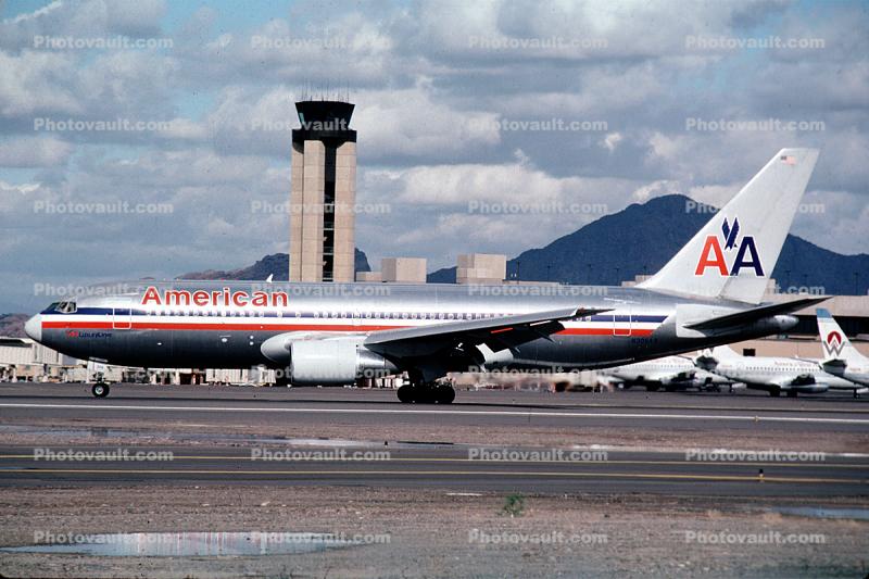 N306AA, AAL, Boeing 767-223, American Airlines San Francisco International Airport (SFO), CF6-80A, CF6