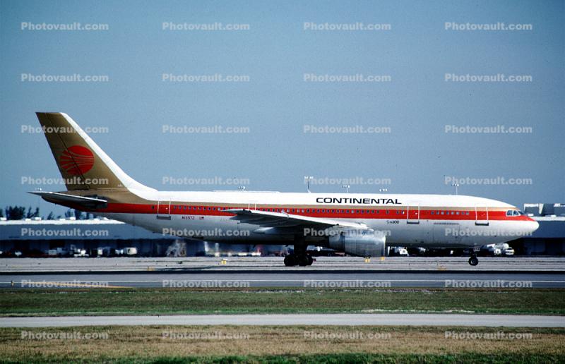 N13972, Continental Airlines COA, Airbus A300B4-203, CF6