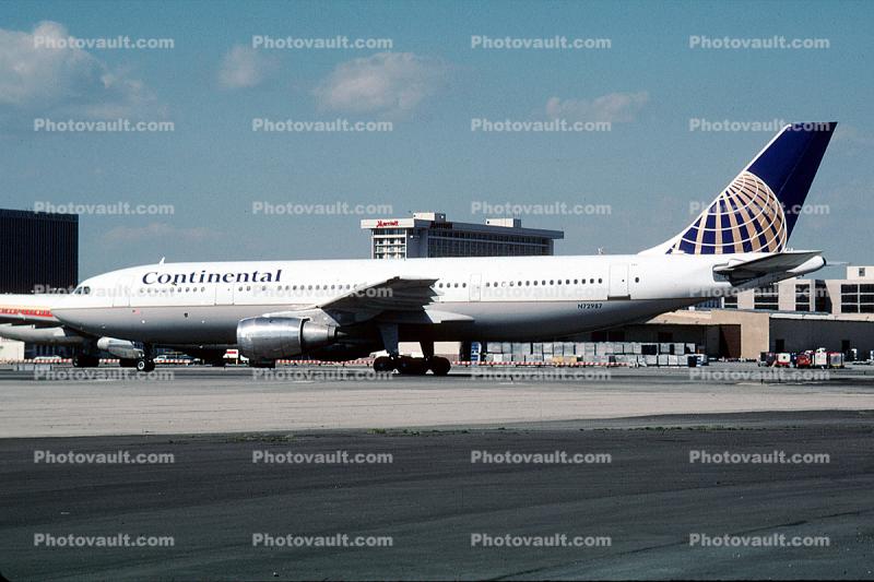N72987, Continental Airlines COA, Airbus A300B4-203, CF6, CF6-50C2