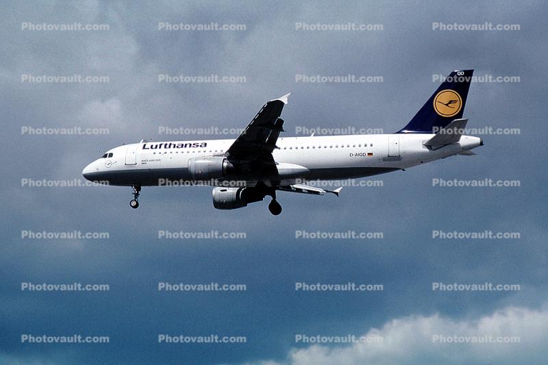 D-AIQD, Airbus A320-211, Lufthansa, CFM56-5A1, CFM56, A320-200 series