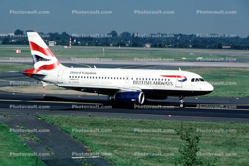 G-EUPO, Airbus A319-131, A319 series, British Airways BAW, V2522-A5, V2500