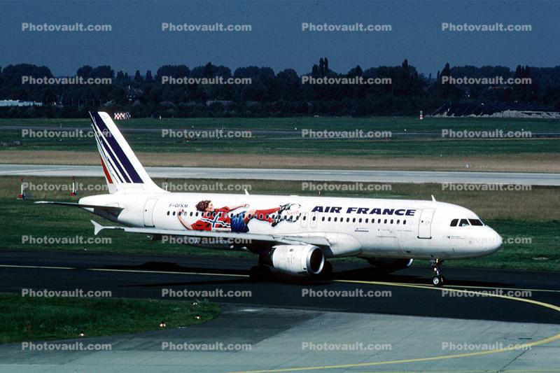 F-GFKM, Airbus A320-211, Air France AFR, Soccer, CFM56-5A1, CFM56