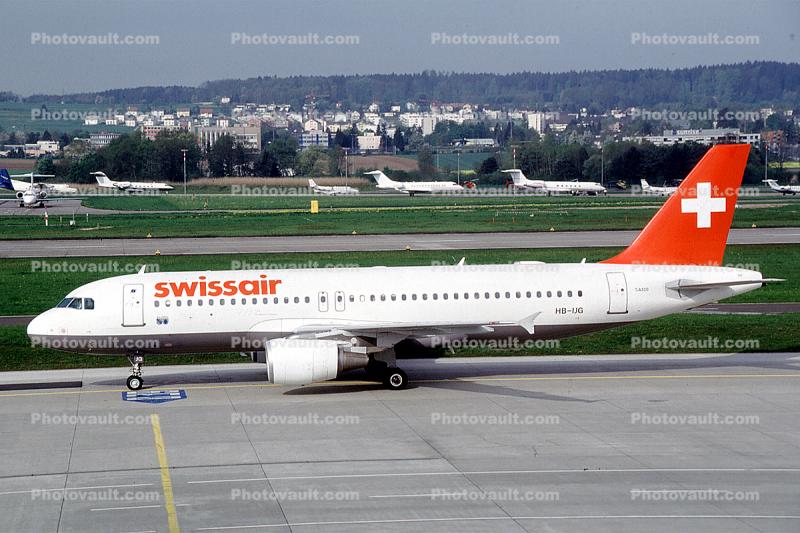 HB-IJG, Airbus A320-214, SwissAir, CFM56, CFM56-5B4-P