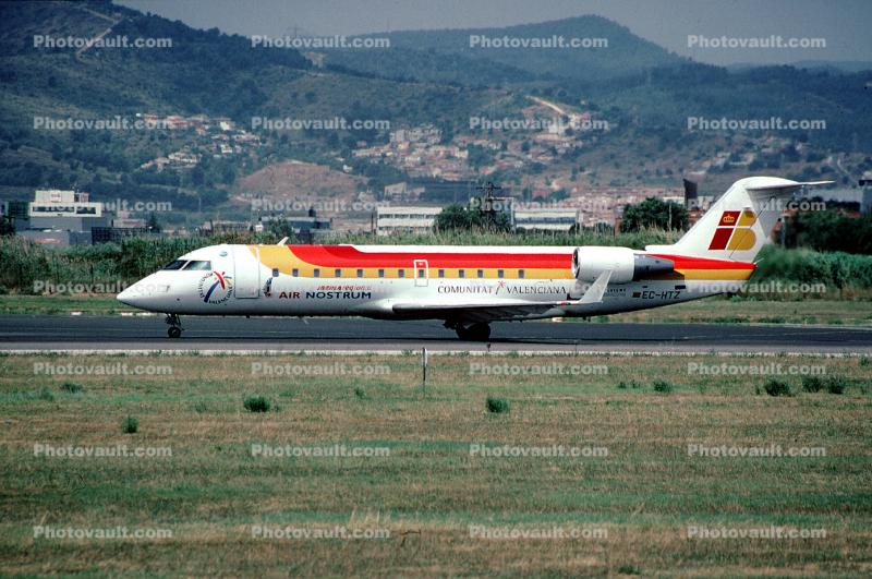 EC-HTZ, CRJ-200, Air Nostrum, Iberia Regional, Haya, Comunitat Valencia, CF34-3B1, CF34