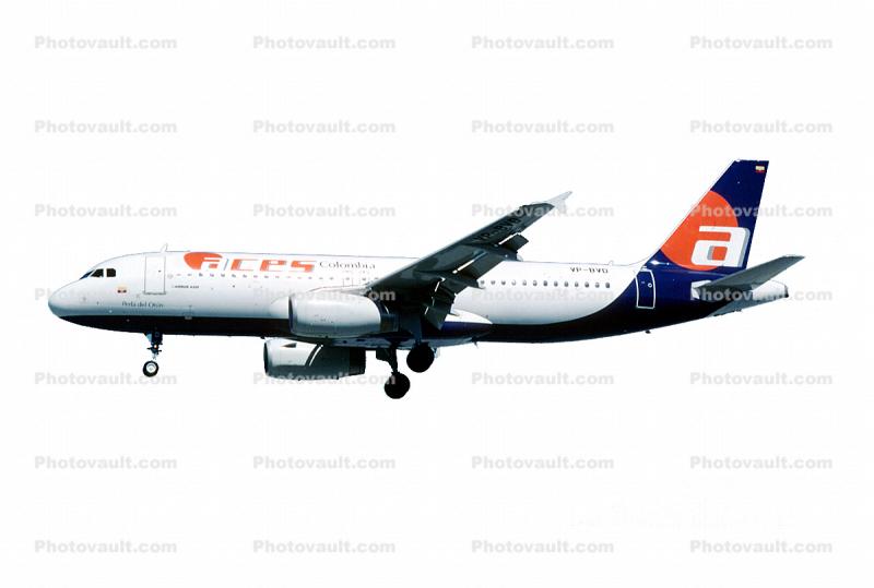 VP-BVD, ACES Colombia, Airbus A320-232 photo-object, V2527-A5, V2500, object, cut-out, cutout