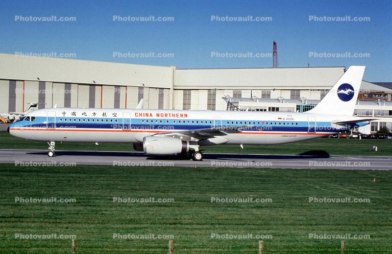 B-2281, D-AVZA, Airbus A321-231, China Northern Airlines CBF, A321 series, V2533-A5, V2500