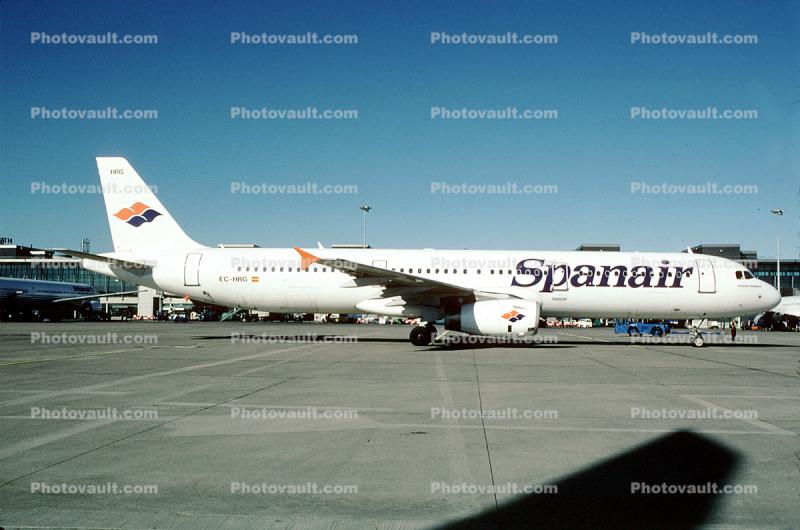 EC-HRG, Spanair, Airbus A321-231, A321 series, V2533-A5, V2500