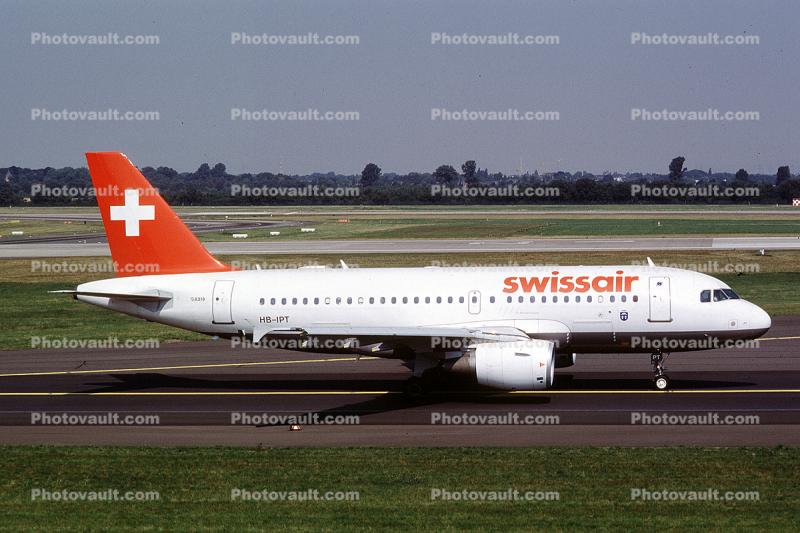 HB-IPT, Airbus A319-112, SwissAir, A319 series, CFM56-5B6/P, CFM56