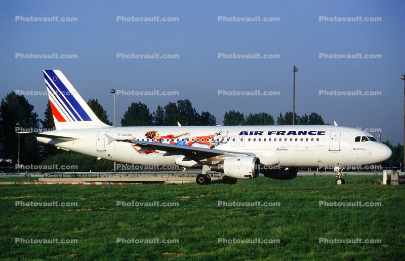 F-GJVA, Airbus A320-211, Air France AFR, CFM56-5A1, CFM56