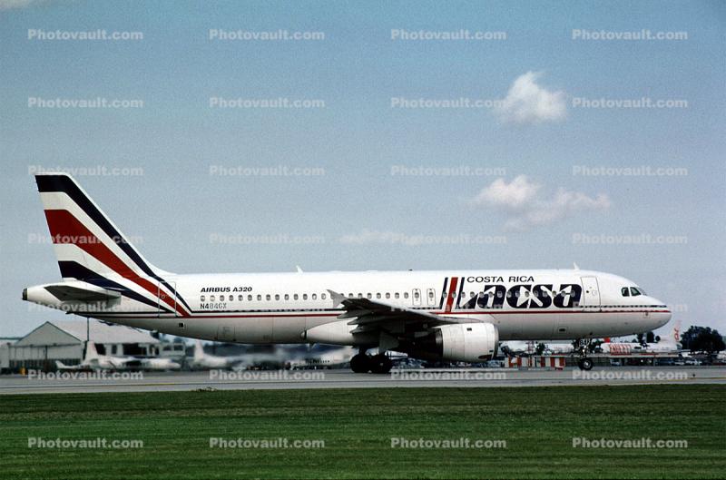 N484GX, LACSA, Airbus A320-212 series, CFM56