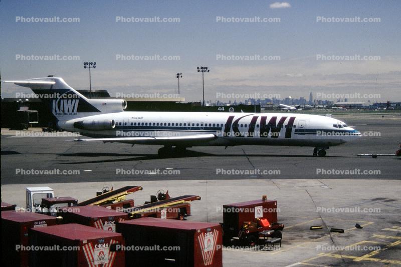 N264US, Kiwi International Air Lines KIA, Boeing 727-251, JT8D-1, JT8D, 727-200 series
