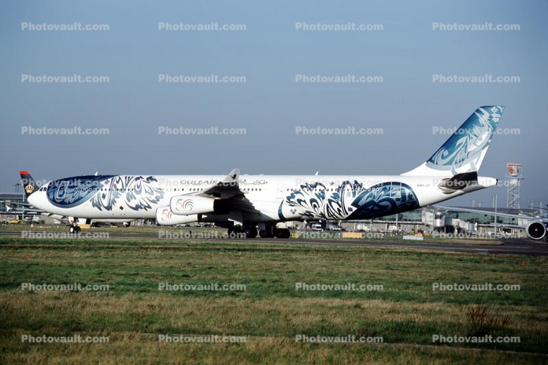 A4O-LD, Airbus A340-312, Gulf Air GFA, CFM56