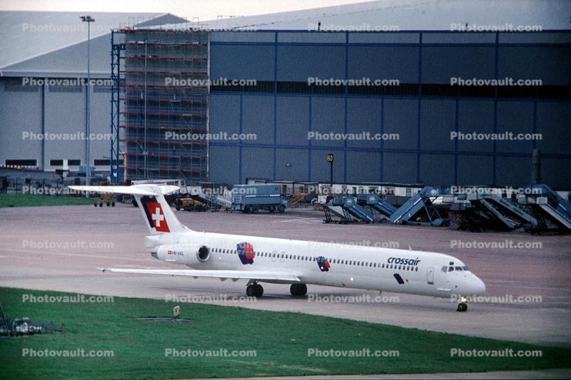 HB-IUG, Crossair, McDonnell Douglas MD-81, JT8D