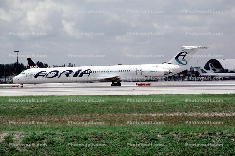 SL-ABD, Douglas DC-9-82, Adria Airways, MD-82