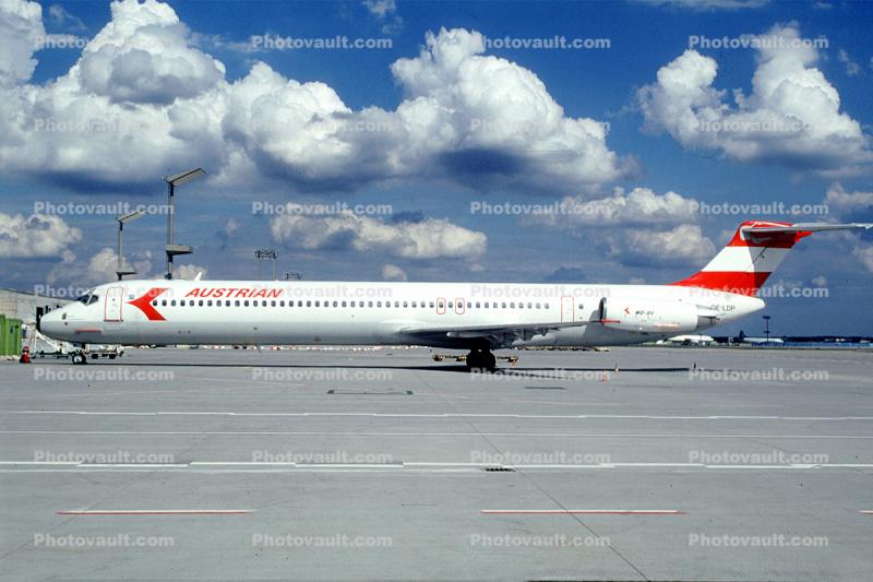 OE-LDP, McDonnell Douglas MD-81, Austrian Airlines AUA, JT8D-217, JT8D