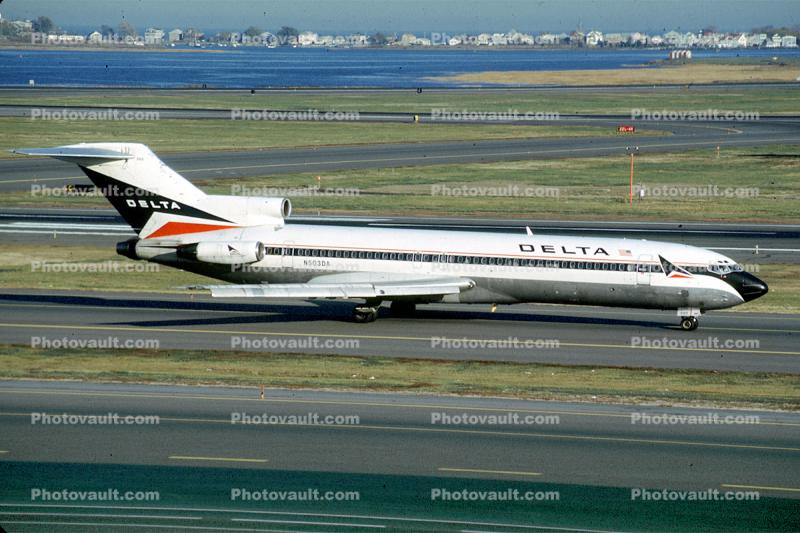 N503DA, Boeing 727-232, Delta Air Lines, JT8D-9, JT8D, 727-200 series