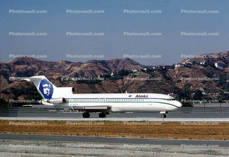N292AS, Boeing 727-212, Alaska Airlines ASA, (BUR), JT8D-17 s3, JT8D, 727-200 series