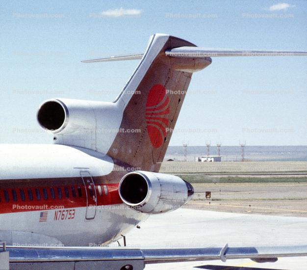 N76753, Boeing 727, Continental Airlines COA