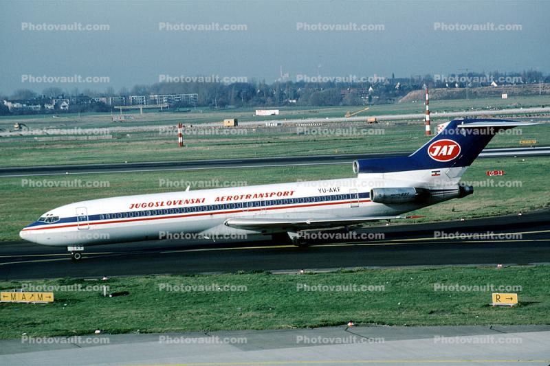YU-AKF, Boeing 727-2H9, JT8D-9A, JT8D, 727-200 series