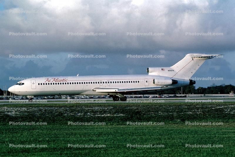 N355PA, Boeing 727-225, AV Atlantic, JT8D, JT8D-17 s3, 727-200 series