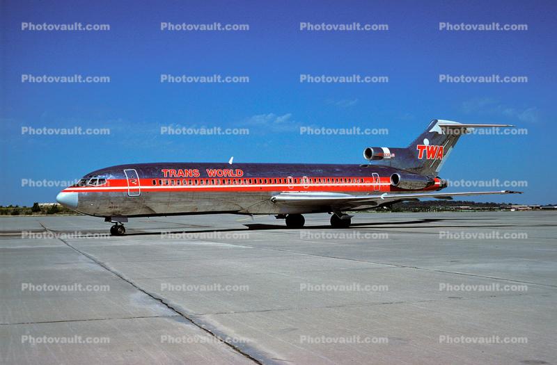 N64339, Trans World Airlines TWA, Boeing 727-231, JT8D-9A, JT8D, 727-200 series