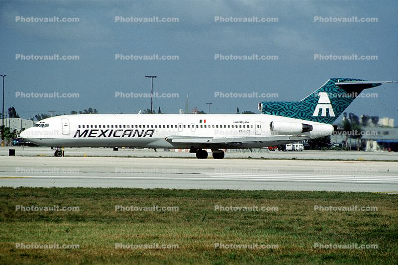 XA-HOX, Boeing 727-264(Adv), Mexiana Airlines, 727-200 series