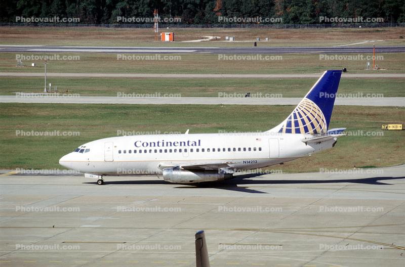 N14212, Boeing 737-130, Continental Airlines COA, 737-100 series