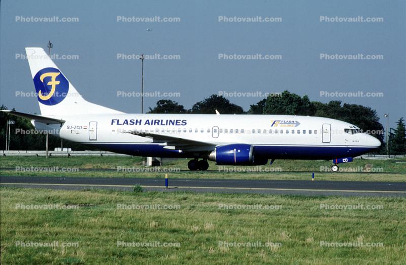 SU-ZCD, Flash Airlines, Boeing 737-3Q8, 737-300 series, CFM56-3B2, CFM56
