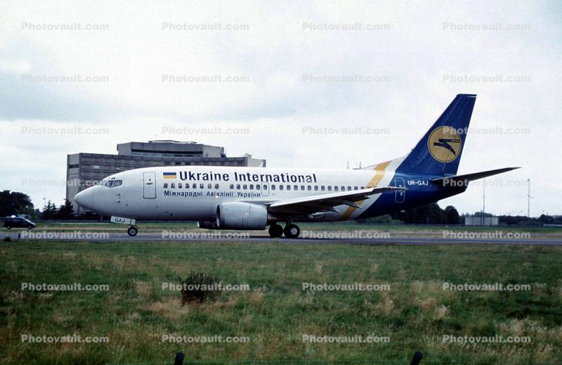 UR-GAJ, Ukraine International Airlines AUI, Boeing 737-5Y0, CFM56, CFM56-3B1