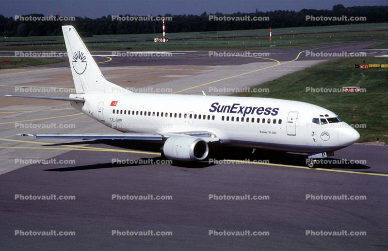 TC-SUP, Sun Express, Boeing 737-3Y0, 737-300 series, CFM56-3B1, CFM56