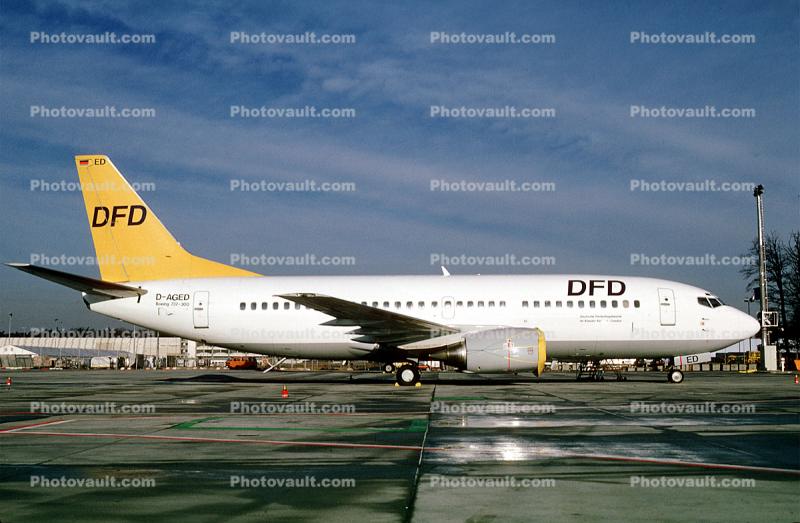 D-AGED, Boeing 737-35B, DFD Airlines, 737-300 series, CFM56-3B2, CFM56