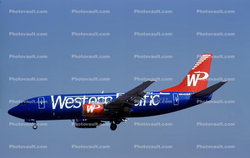 N945WP, Boeing 737-3K9, Western Pacific Airlines KMR, 737-300 series, CFM56-3B2, CFM56