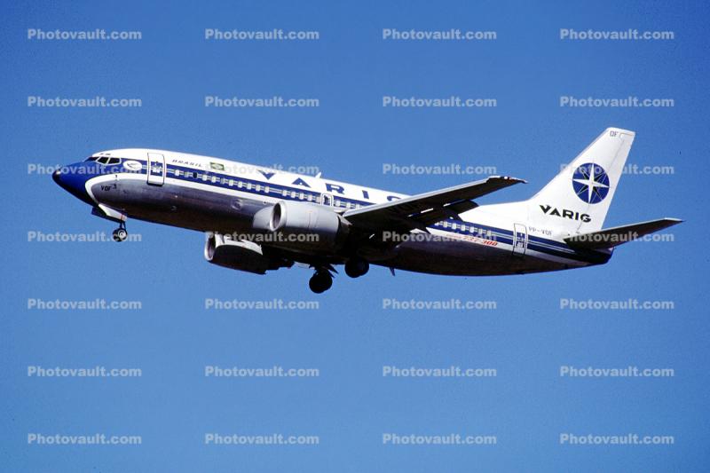 PP-VOF, Boeing 737-341QC, Varig, 737-300 series, CFM56-3C1, CFM56