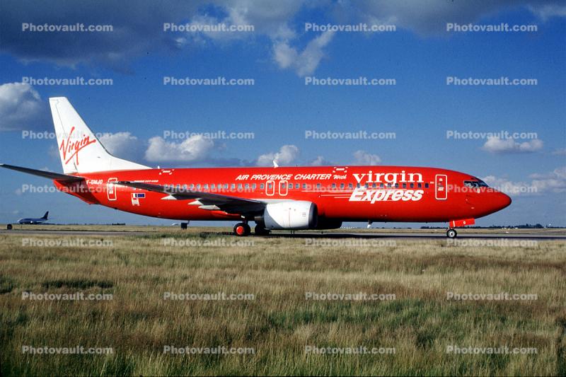 F-GMJO, Boeing 737-4Y0, Virgin Express, Air Provence Charter, 737-400 series, CFM56-3C1, CFM56
