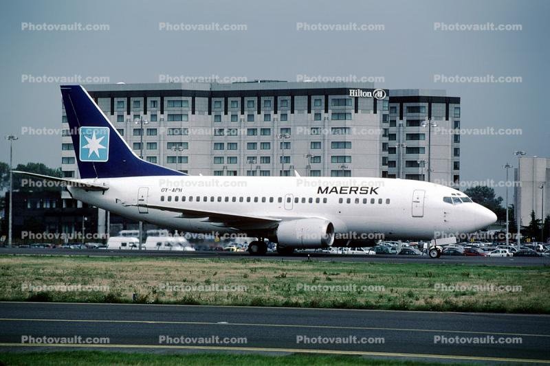 OY-APH, Boeing 737-5L9, Maersk Airlines, 737-500 series