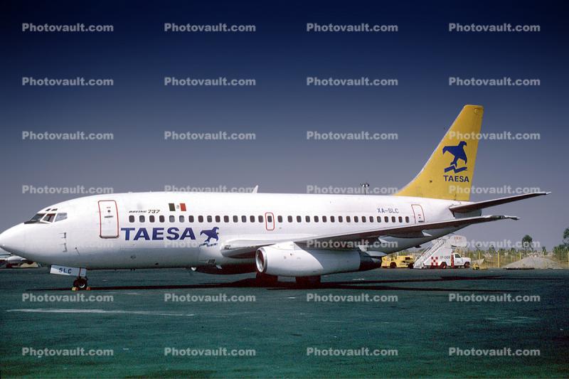 XA-SLC, Taesa Airlines TEJ, Boeing 737-2T4, 737-200 series