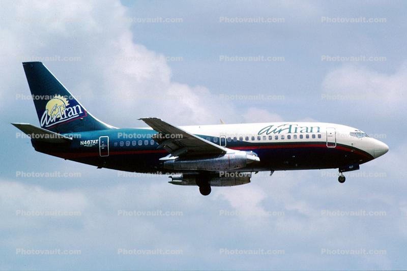 N467AT, Boeing 737-2T4, AirTran Airways, 737-200 series