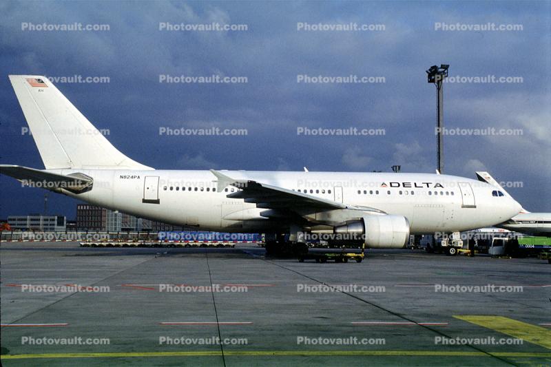 N824PA, Delta Air Lines, Airbus A310-324, generic