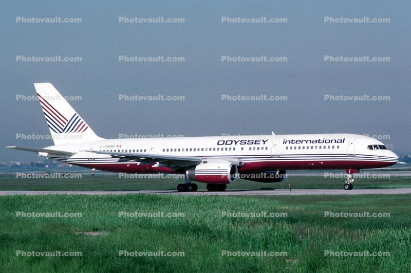 C-GAWB, Odyssey International Airlines, Boeing 757-28A