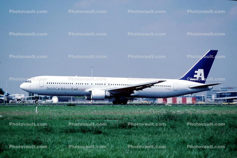 PH-AHQ, Boeing 767-383ER, Dutch Caribbean Exel, PW4060, PW4000, 767-300 series