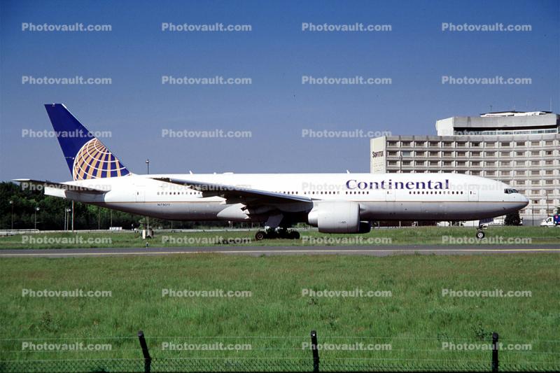 N79011, Continental Airlines COA, Boeing 777-224ER, GE90-92B, GE90