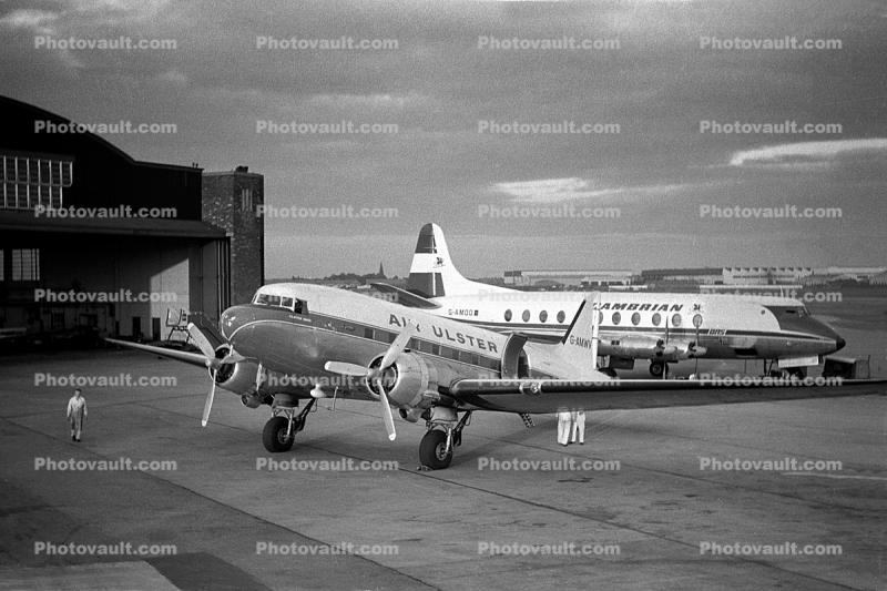 G-AMWV, Air Ulster, 1950s, Douglas C-47B-1-DK, milestone of flight