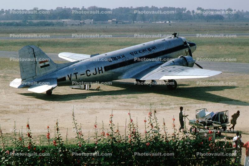 C-47A-DK, VT-CJH, Indian Airlines, 1964, 1960s