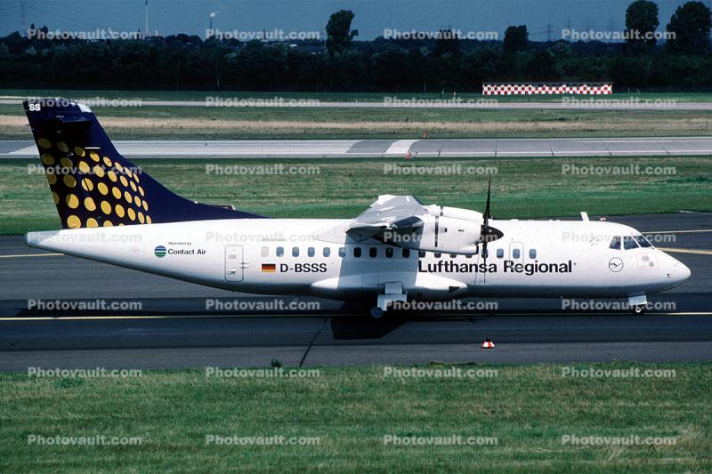 D-BSSS, Contact Air, Lufthansa Regional, ATR-42-500, ATR-42 series