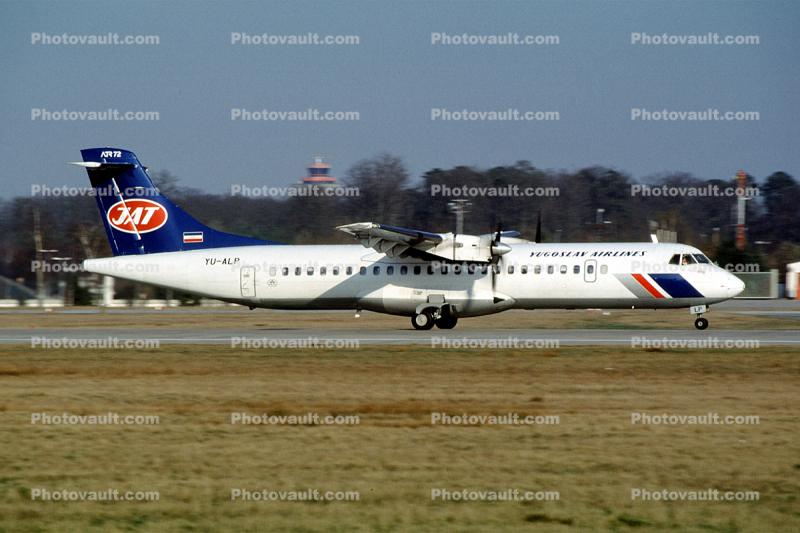 YU-ALP, JAT Airways, ATR-72-202, ATR-72 series