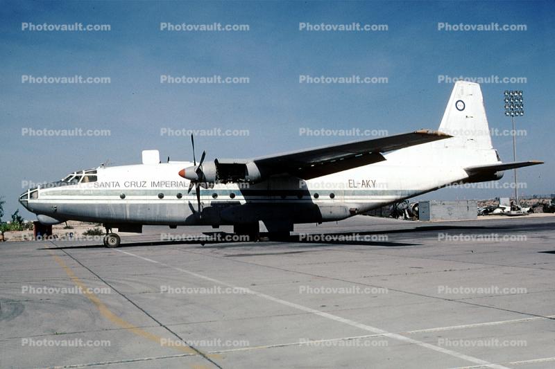 EL-AKY, Santa Cruz Imperial, Antonov AN-8